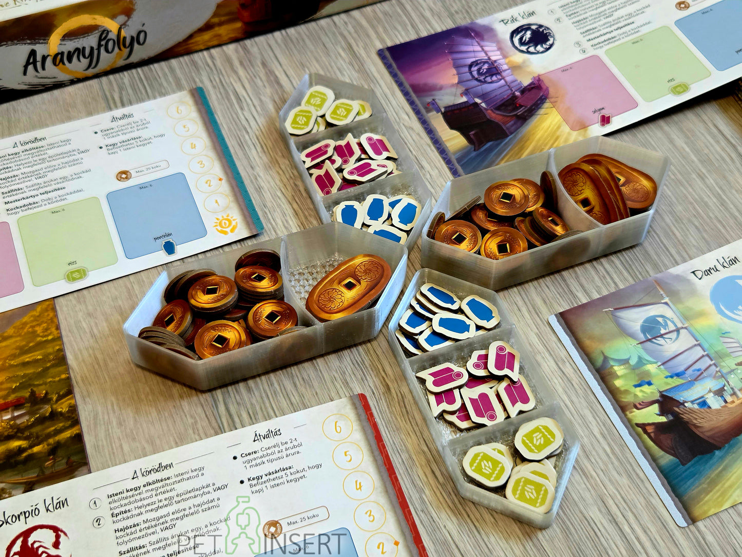 Aranyfolyó insert