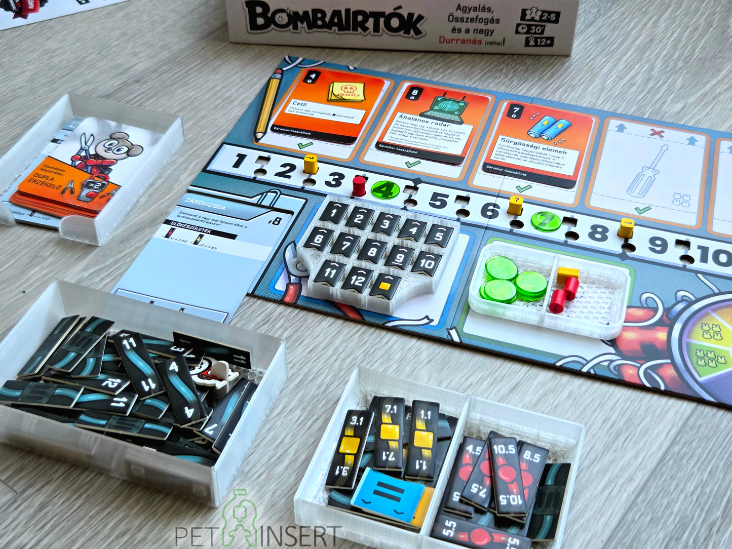 Bombairtók insert + dróttartó
