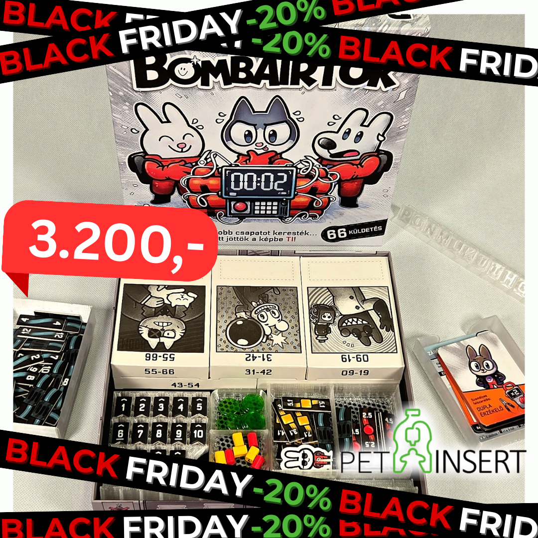 Bombairtók insert + dróttartó