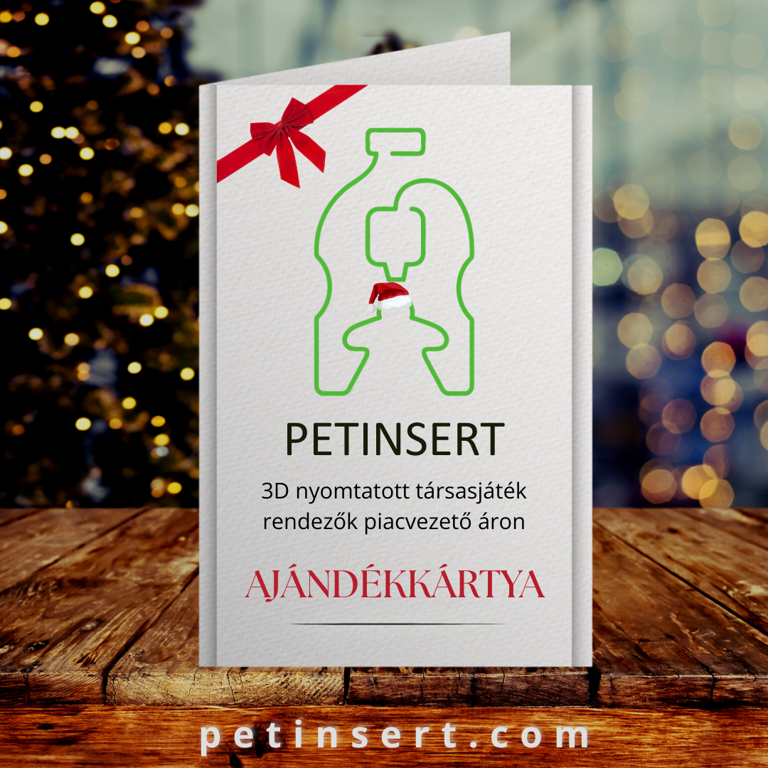 PET Insert ajándékkártya